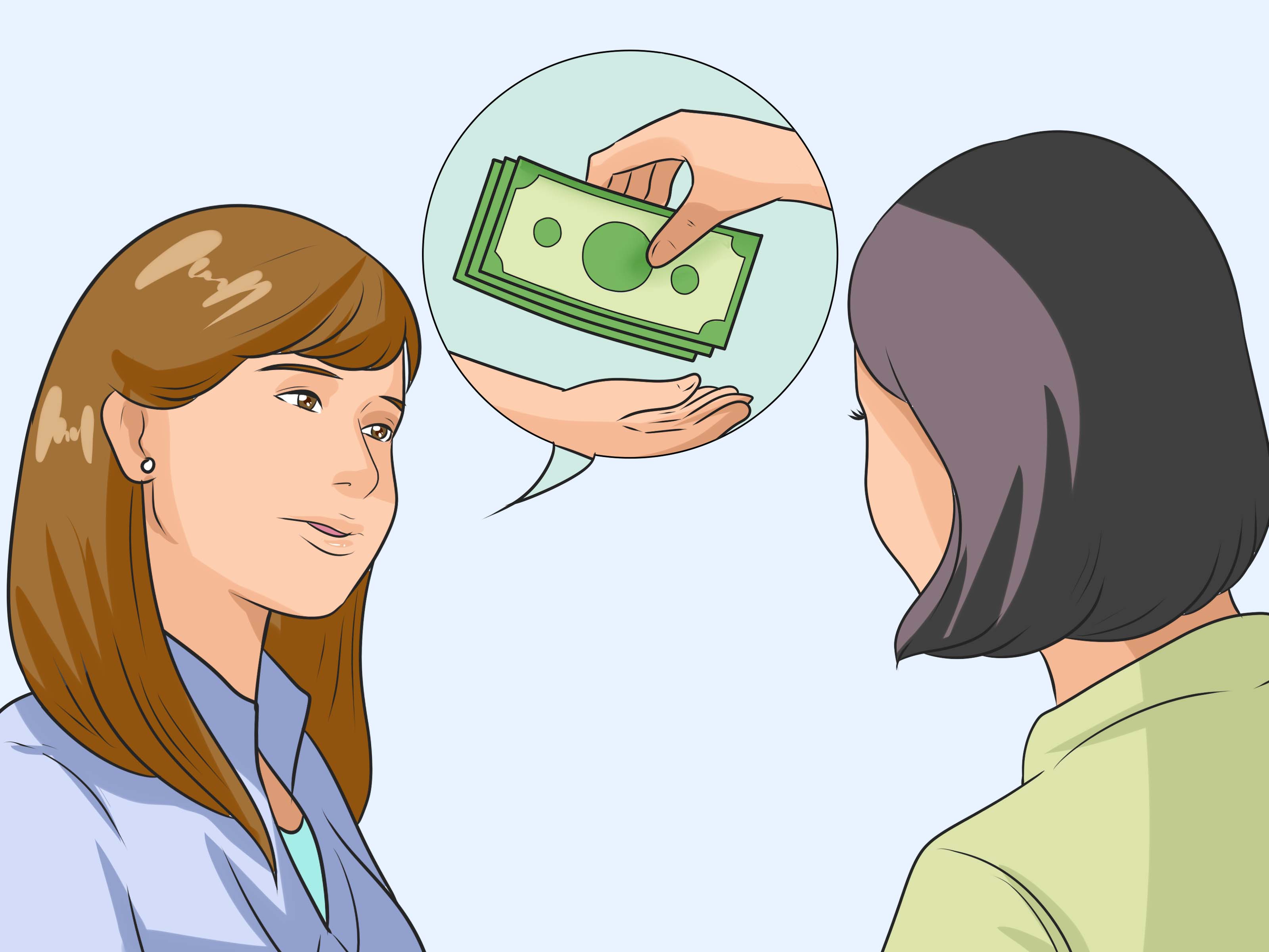 Dve ženy sa rozprávajú o pôžičke